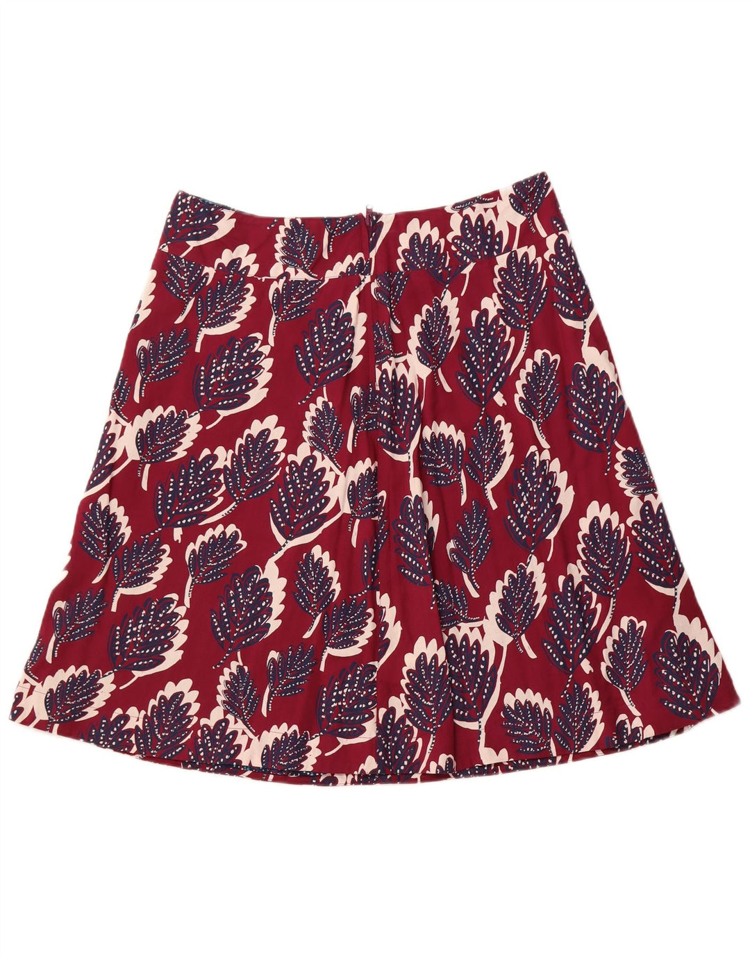 WHITE STUFF Dame A-Line nederdel UK 14 Large W34 Pink Floral Viscose