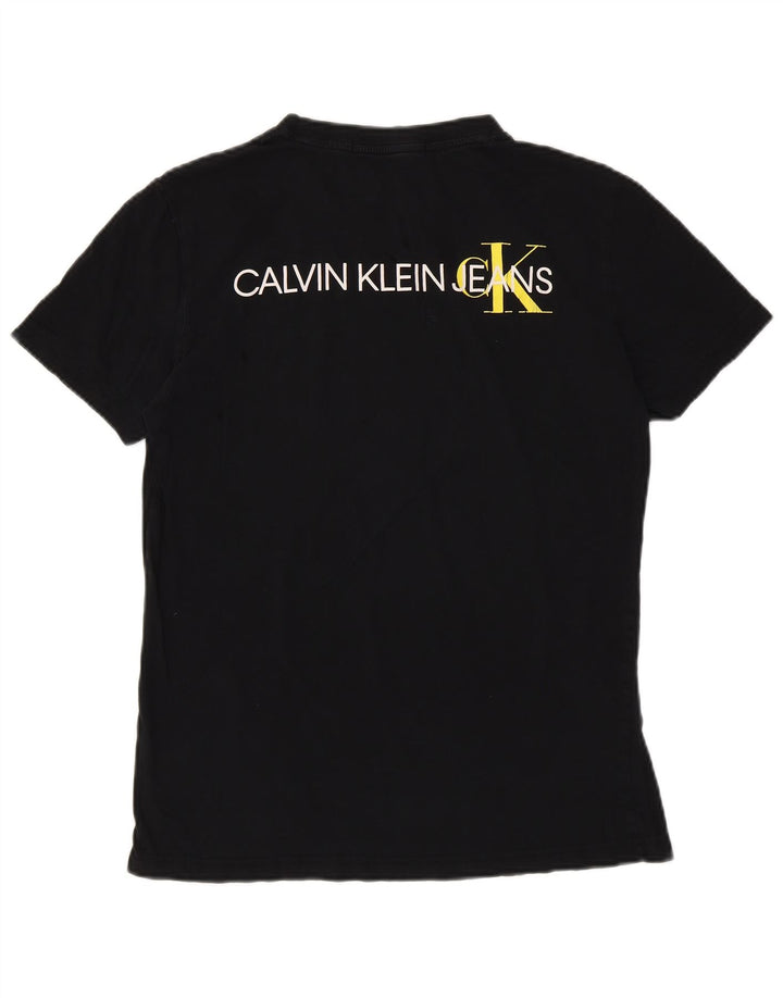 CALVIN KLEIN JEANS Grafisk T-shirt Herre Top Stor Sort