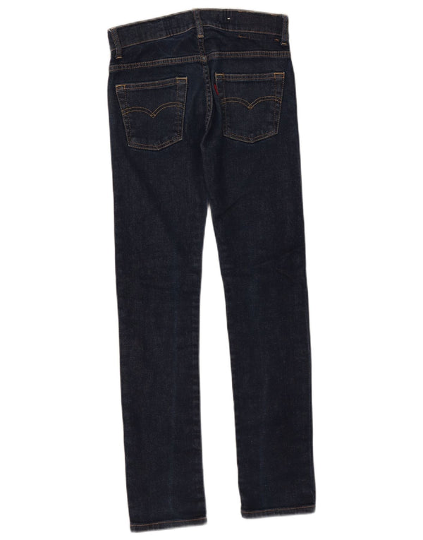 Levi's Girls 510 Skinny Jeans 9-10 år W23 L27 Marineblå Bomuld