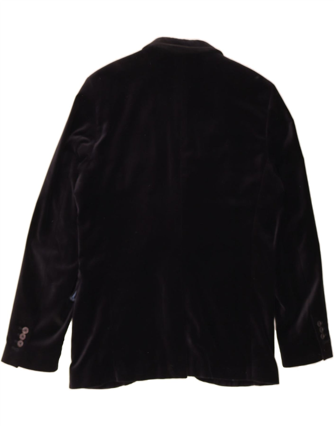 SCOTCH & SODA Herre Velvet 2 Button Blazer Jacket IT 52 XL Sort Bomuld