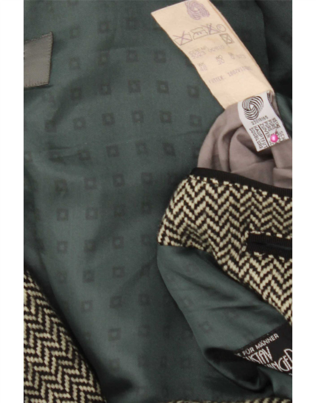 Hugo Boss Herre 2-knaps blazerjakke EU 56 3XL Sort sildeben