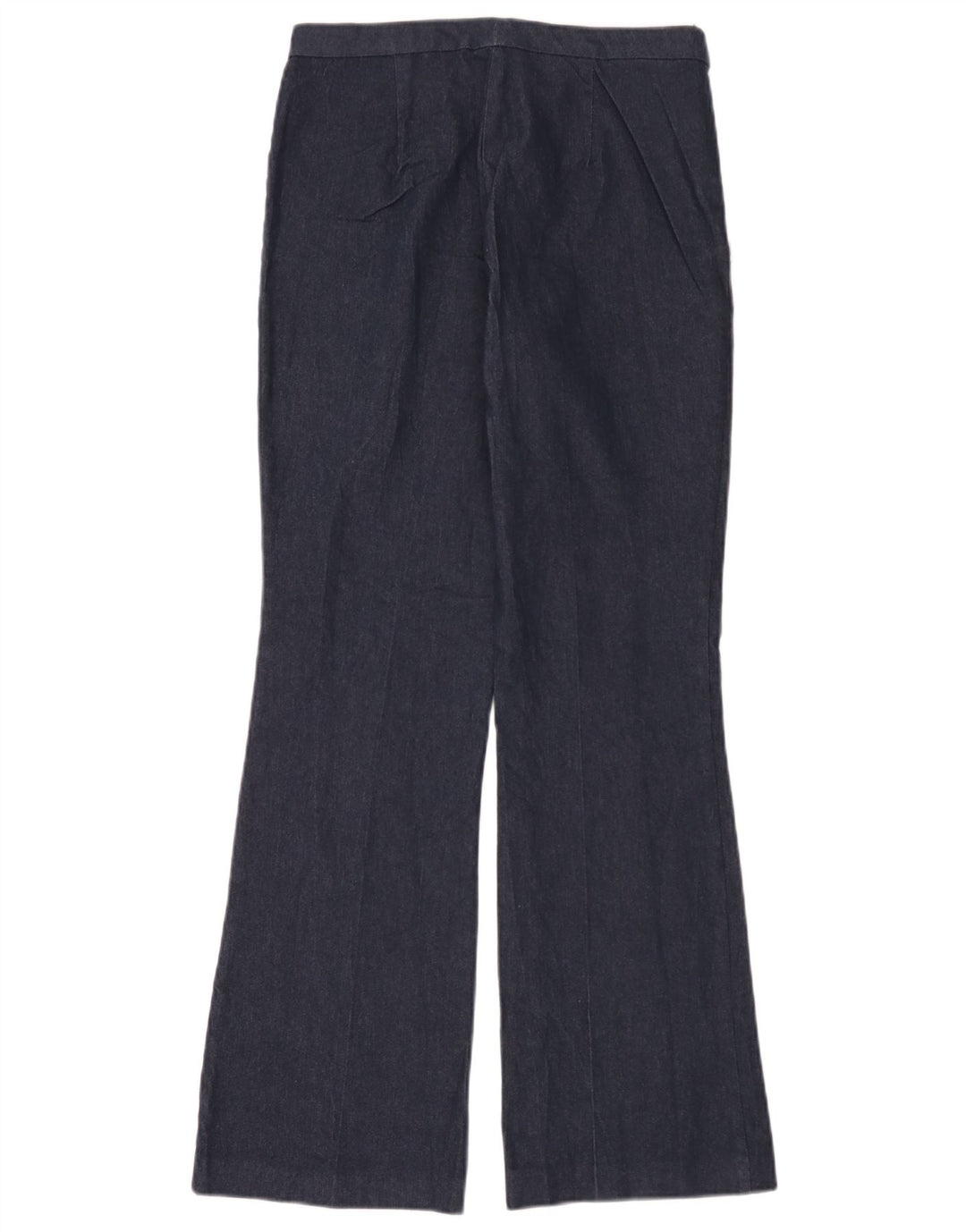 Zara Dame Bootcut Bukser Medium W28 L32 Marineblå Bomuld