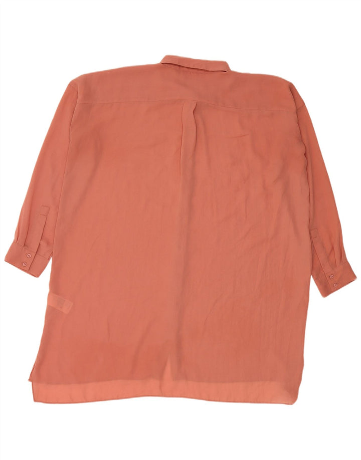 Cos Oversized skjortekjole til kvinder EU 36 Small Orange Polyester