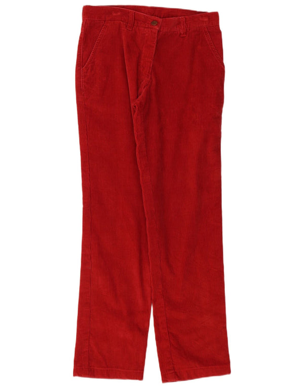 Kappa Womens Perfect Fit Corduroy Bukser IT 42 Medium W30 L31 Rød