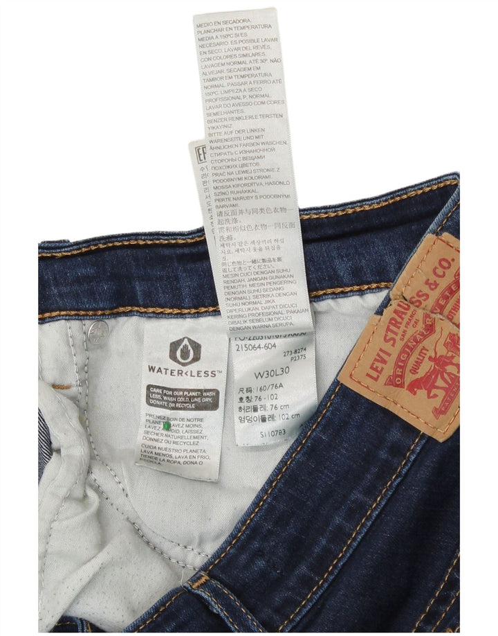 Levi's Dame 720 High Rise Bootcut Jeans W30 L30 Marineblå Bomuld