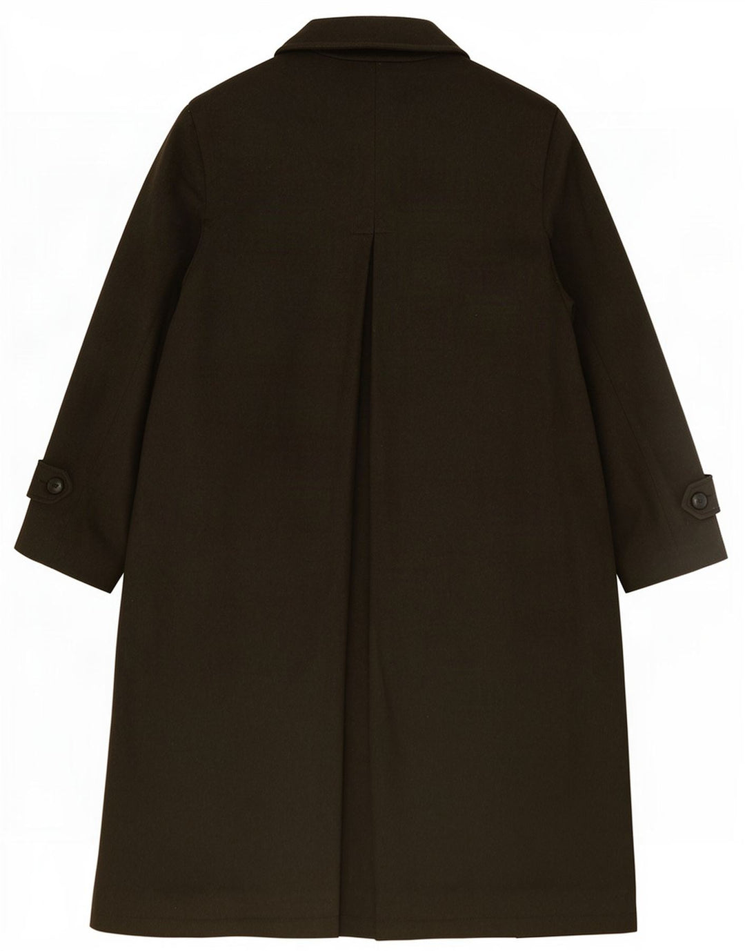 Bella Blu Dame Overfrakke IT 46 Stor Khaki Uld