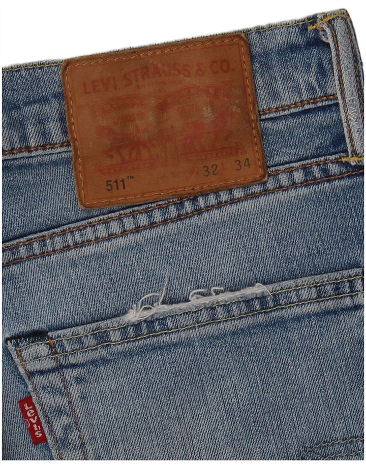 Levi's Herre 511 Slim Jeans W32 L27 Blå