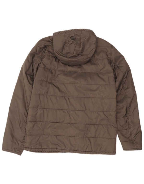 G-Star Herre hættepolstret jakke UK 44 2XL Grå Nylon