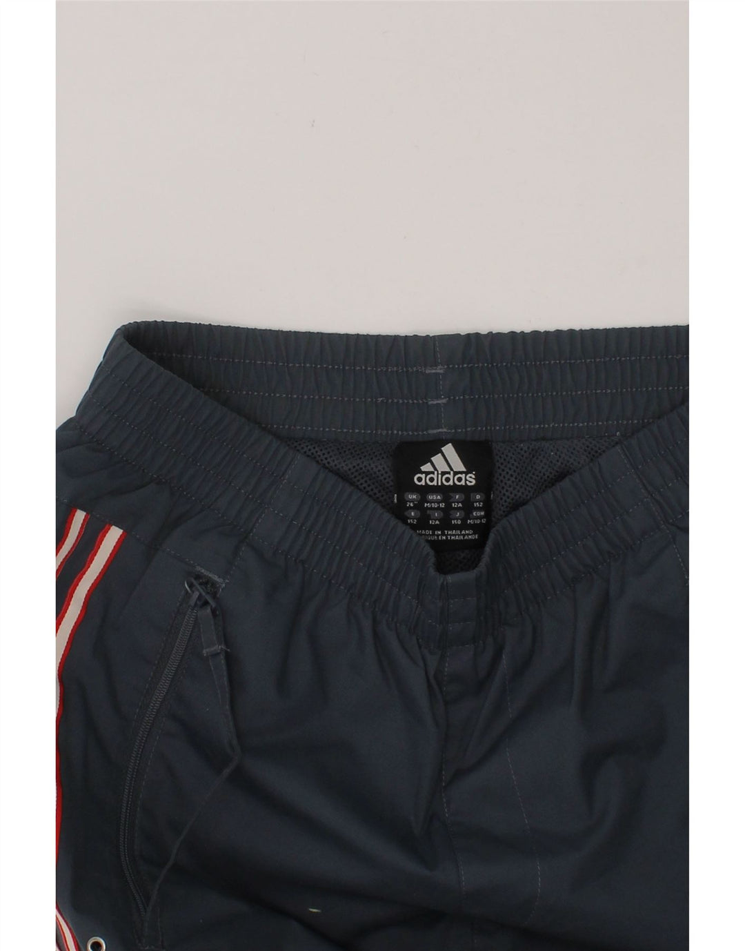ADIDAS Boys Bermuda Sport Shorts 11-12 Years  Grey Polyester Vintage Adidas and Second-Hand Adidas from Messina Hembry 