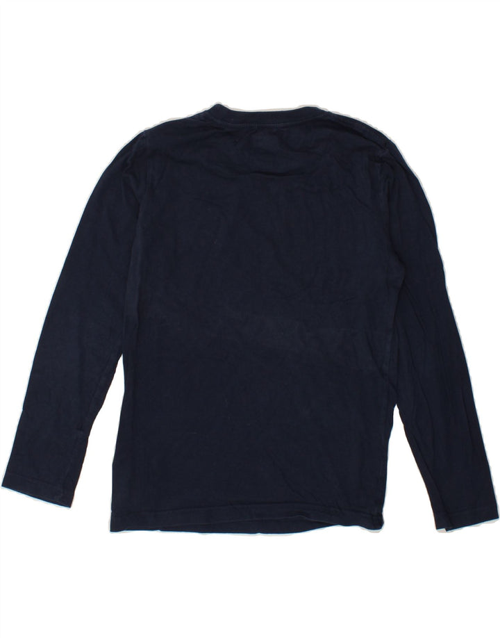 LEVI'S Boys Graphic Top Long Sleeve 9-10 Years Navy Blue Vintage Levi's and Second-Hand Levi's from Messina Hembry 