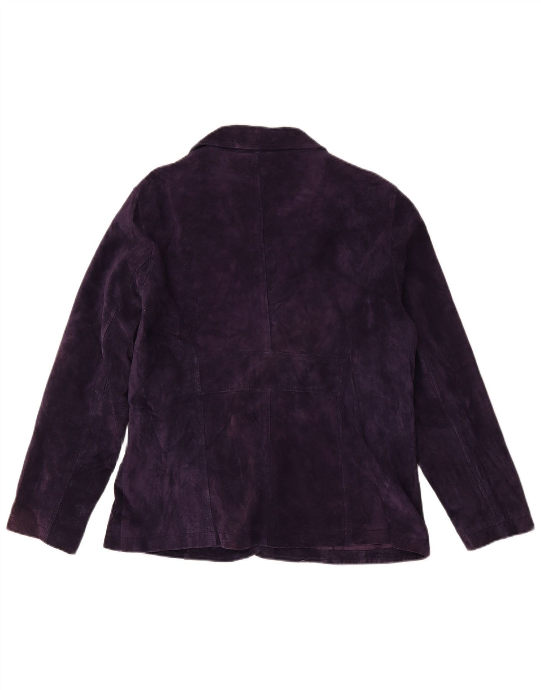 TCM Dame 3-knaps Ruskind Blazer Jacket UK 20 2XL Lilla Læder