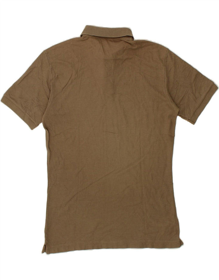 FILA Mens Polo Shirt Medium Khaki Cotton Vintage Fila and Second-Hand Fila from Messina Hembry 
