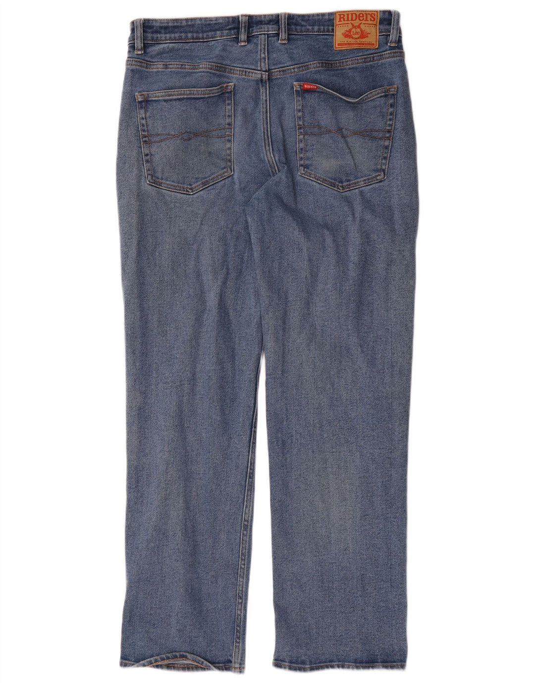 Lee Herre Riders Straight Jeans W36 L30 Blå Bomuld