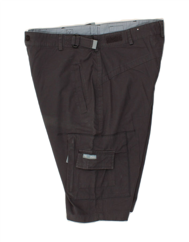 VINTAGE Mens Cargo Shorts W34 Large Grey Cotton Vintage Vintage and Second-Hand Vintage from Messina Hembry 