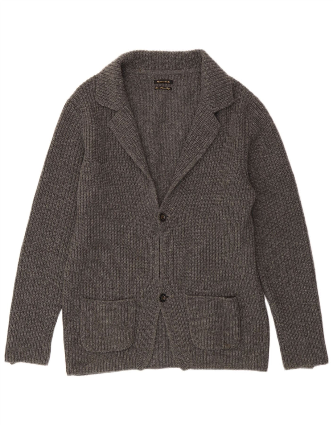 Massimo Dutti Herre Cardigan Sweater XL Grå