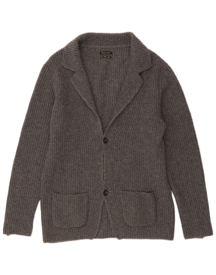 Massimo Dutti Herre Cardigan Sweater XL Grå