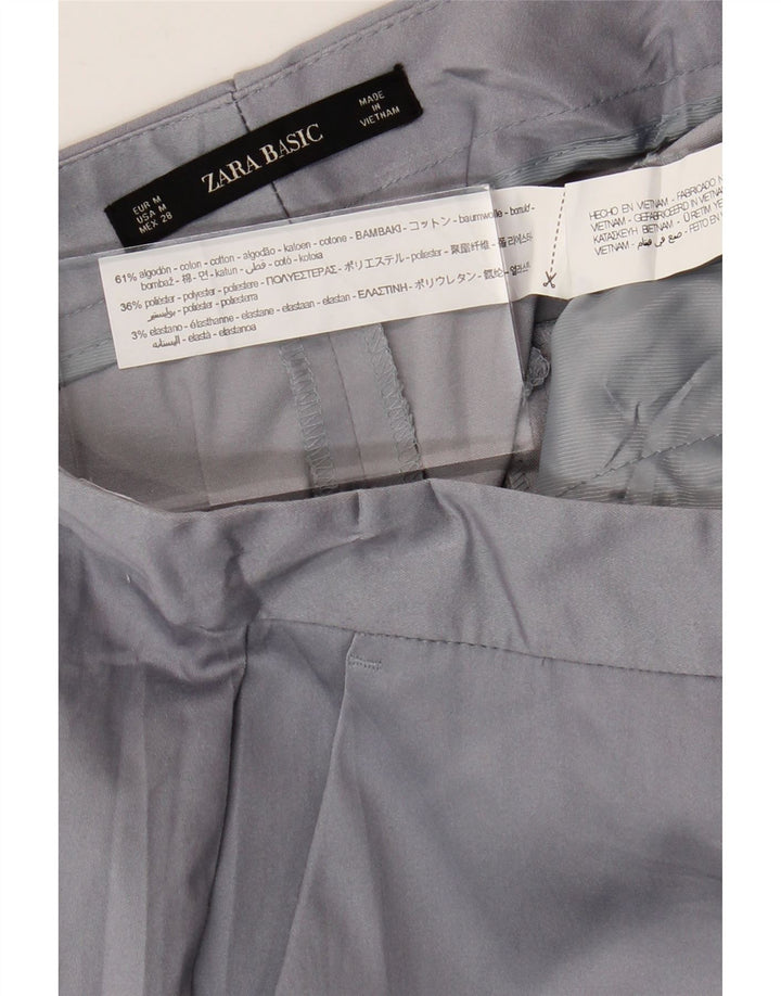 Zara Lige Chinobukser Medium W28 L26 Grå bomuld
