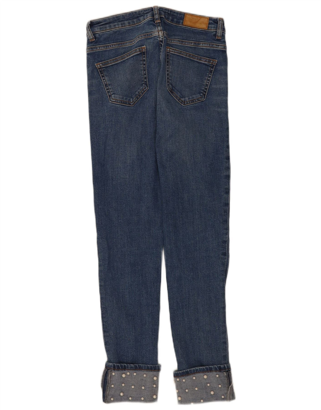 Zara Dame Slim Jeans EU 34 2XS W24 L26 Blå