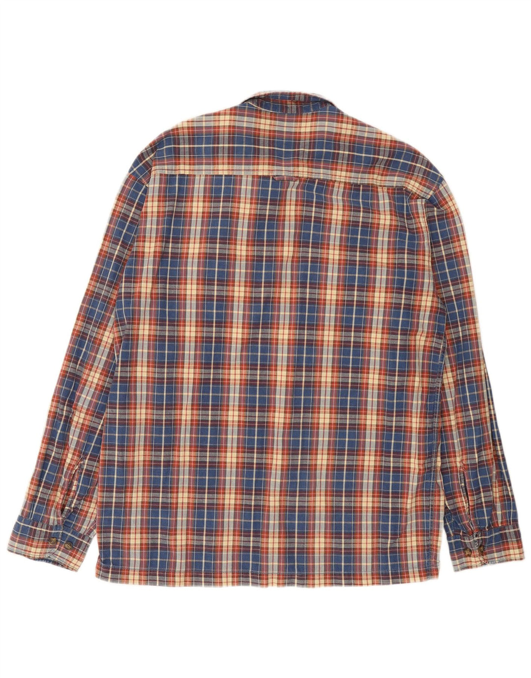 Wrangler herre flannelskjorte stor flerfarvet ternet bomuld