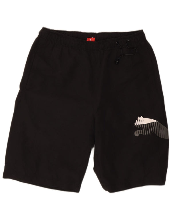 Puma Herre grafiske sportsshorts Lille sort