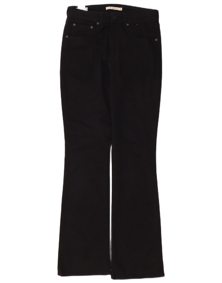 LEVI'S Dame 725 High Rise Bootcut Jeans W30 L32 Sort Bomuld