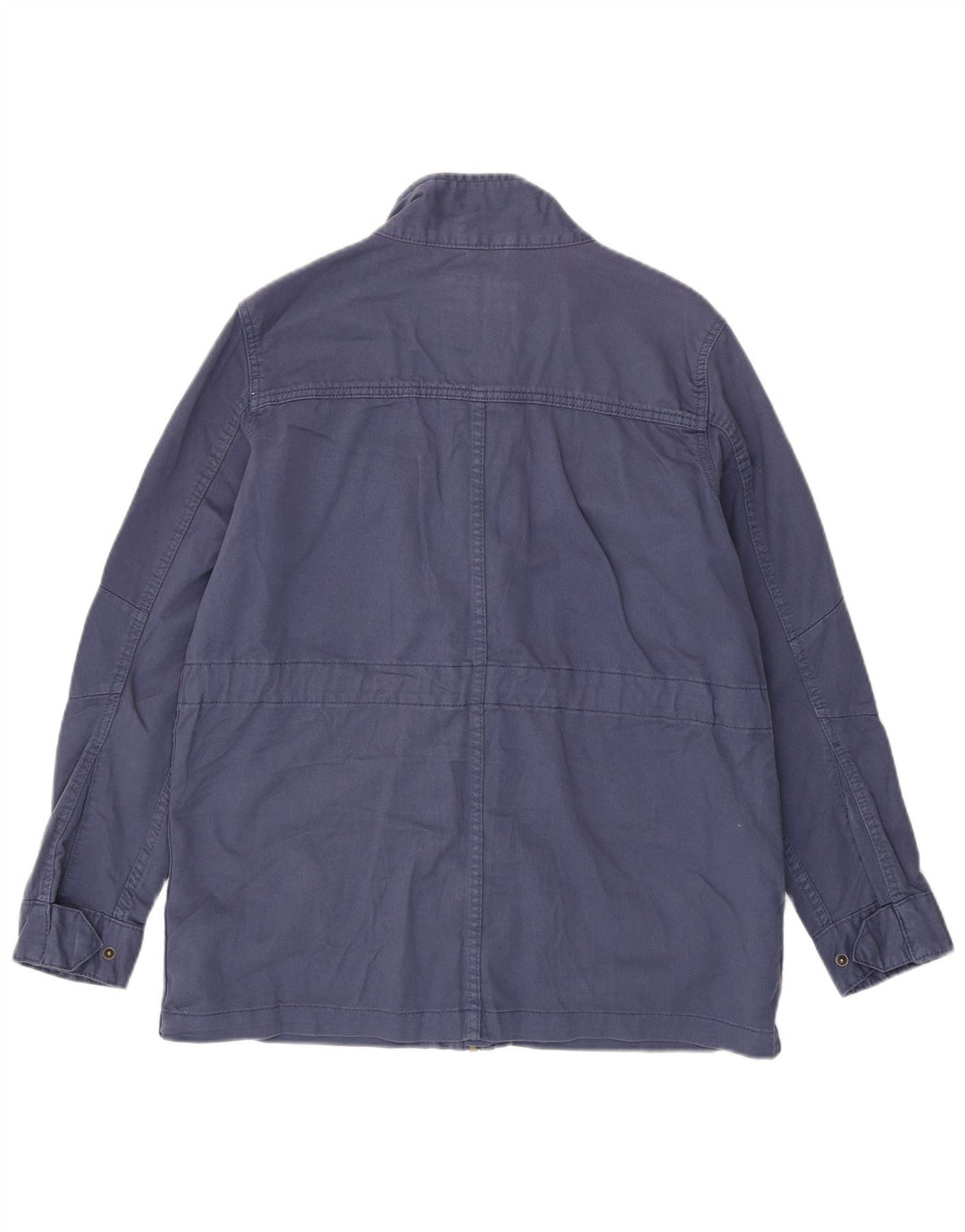 Marks & Spencer Kvinder Oversized Utility Jacket UK 10 Small Navy Blue