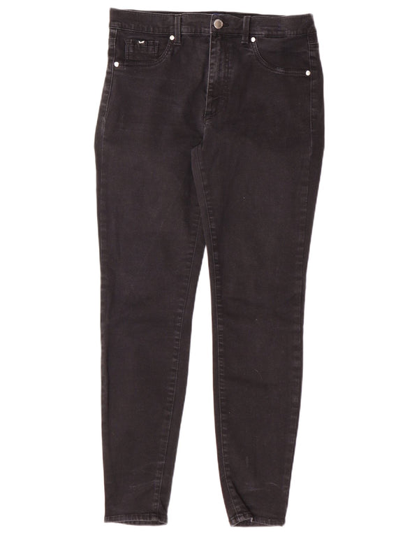 Gas Womens Slim Jeans W31 L28 Black Cotton