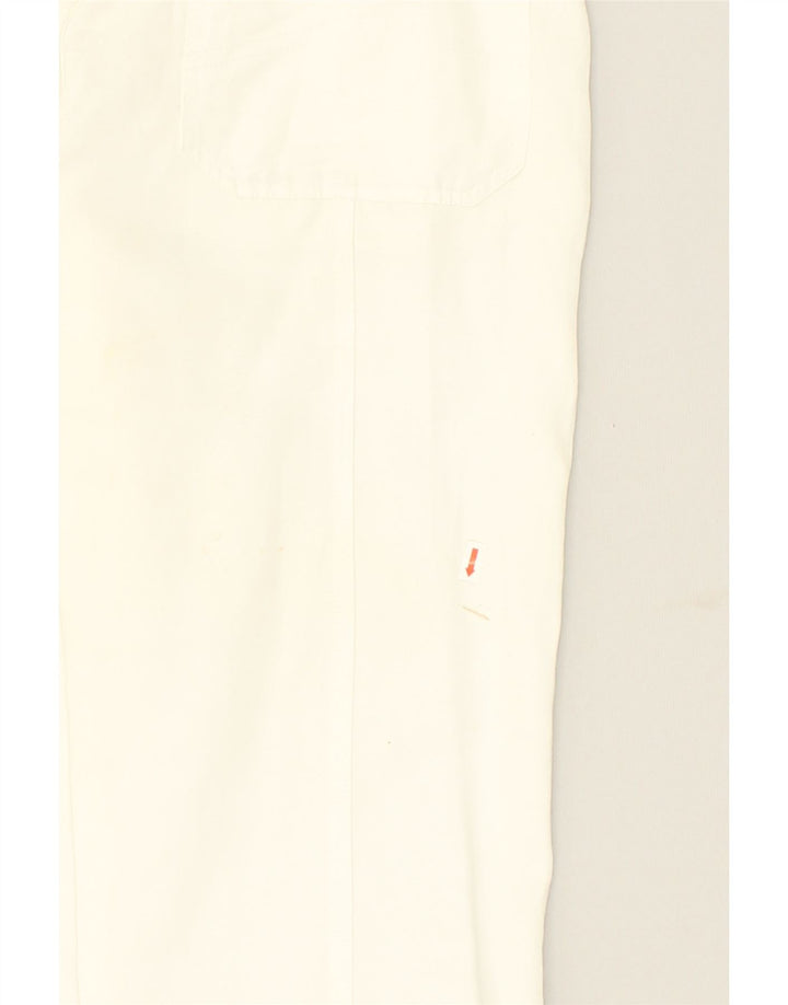 ARMANI Womens Chino Trousers W34 L31  White Cotton | Vintage Armani | Thrift | Second-Hand Armani | Used Clothing | Messina Hembry 
