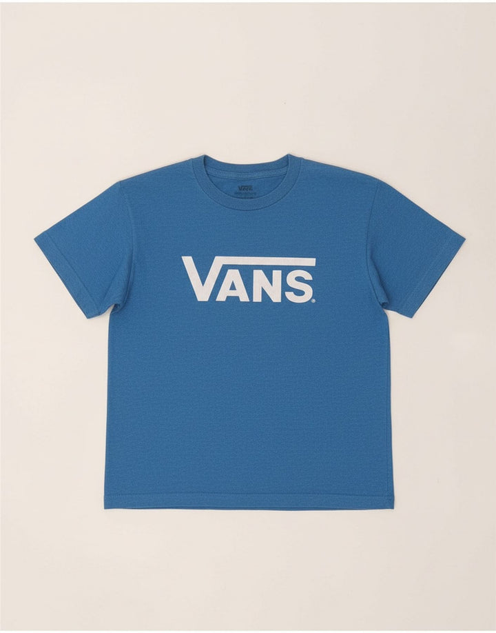 VANS Womens Graphic T-Shirt Top UK 14 Large Blue