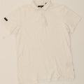 SUPERDRY Boys Polo Shirt 15-16 Years Large White Cotton Vintage Superdry and Second-Hand Superdry from Messina Hembry 