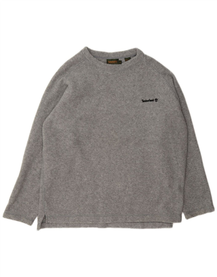 Timberland Herre Fleece Jumper Stor Grå Flecked Polyester