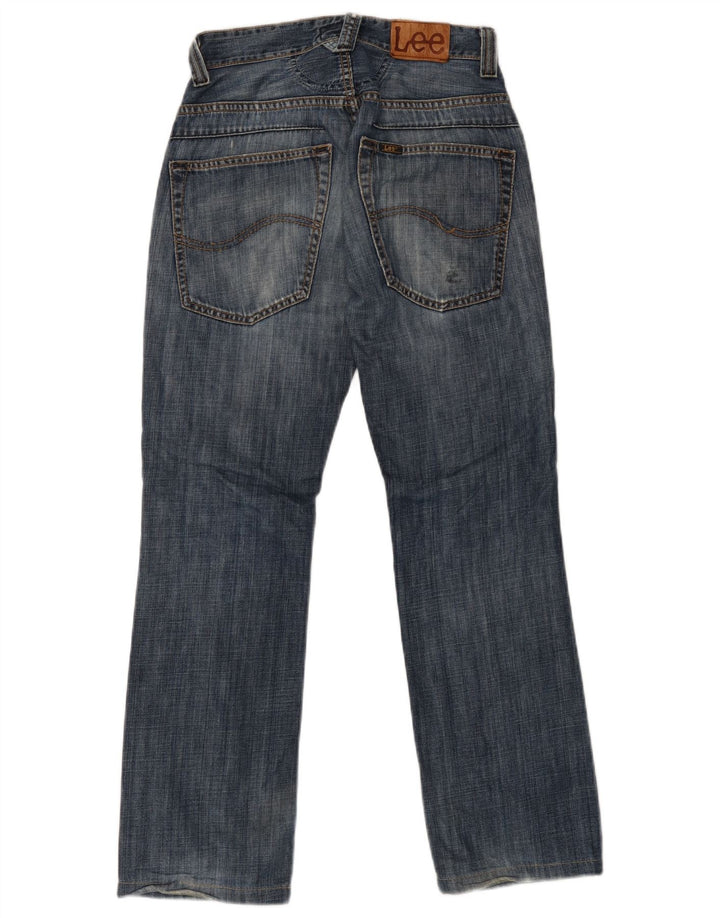 LEE Dame Knox Dart Straight Jeans W29 L29 Blå Bomuld