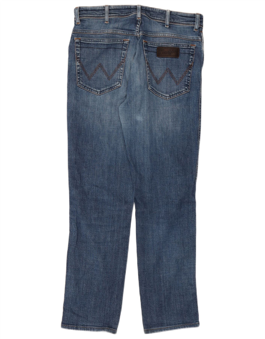WRANGLER Herre Texas Straight Jeans W32 L30 Blå Bomuld