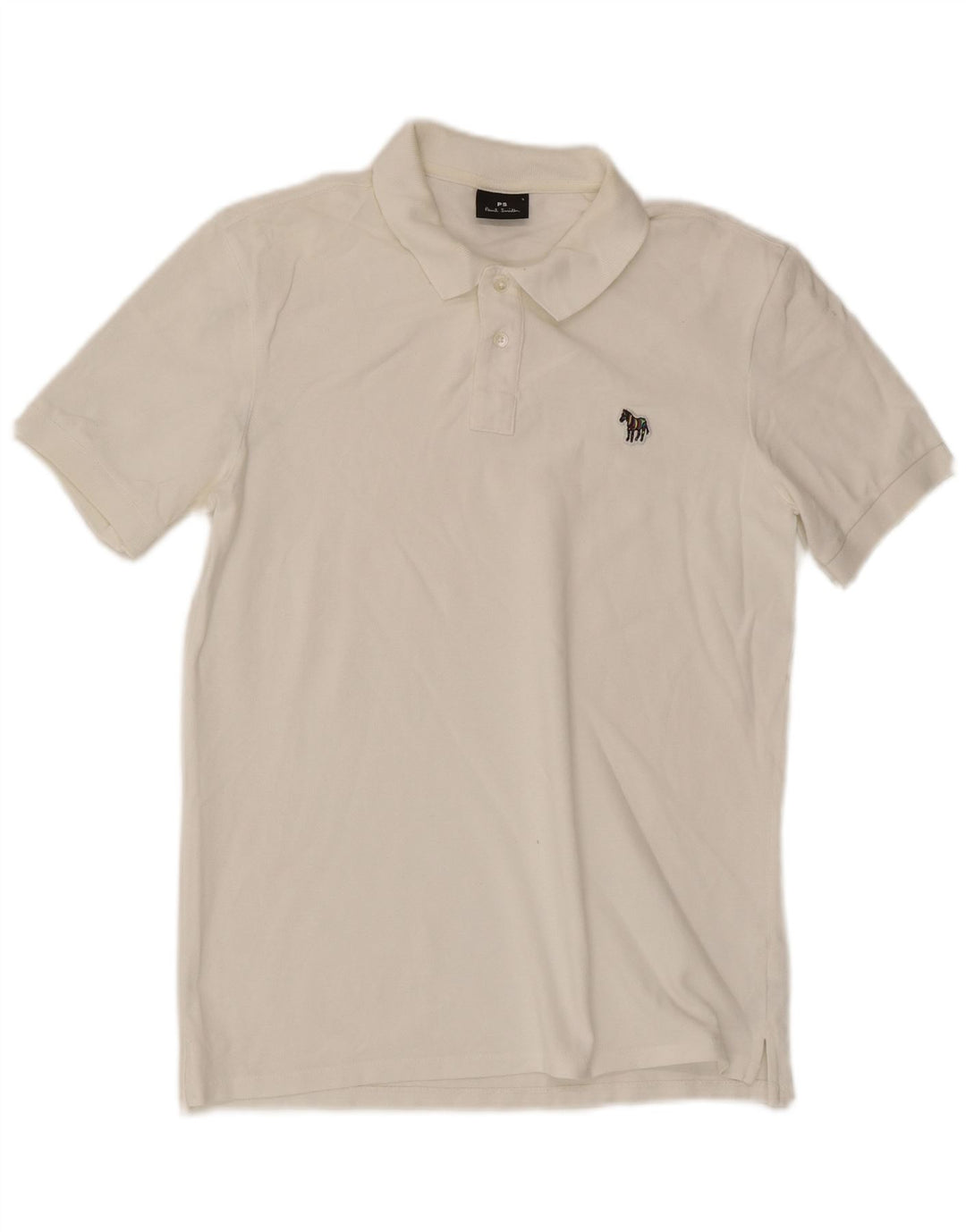 Paul Smith herre poloskjorte lille hvid bomuld