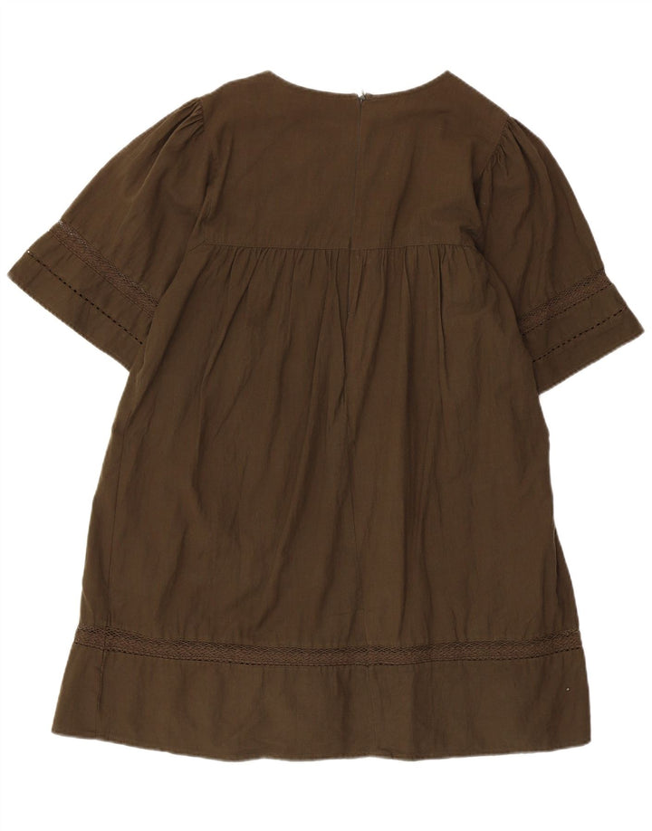 Zara Dame Playsuit UK 14 Medium Khaki