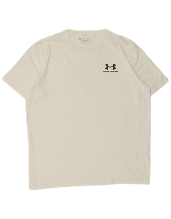 Under Armour Mens T-Shirt Top Large White