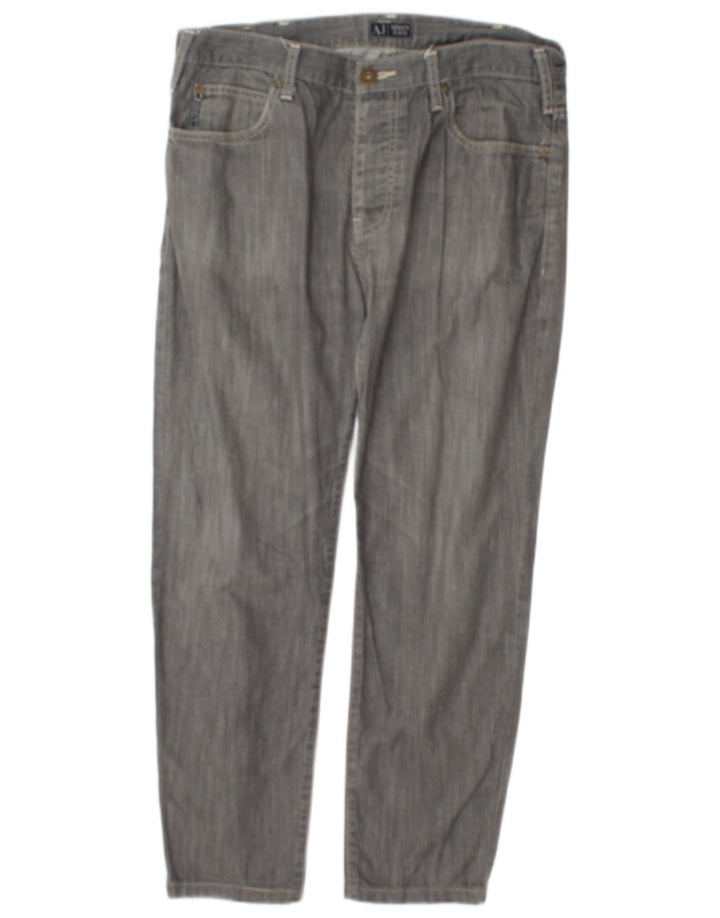 Armani Slim Jeans til mænd W33 L27 Grå