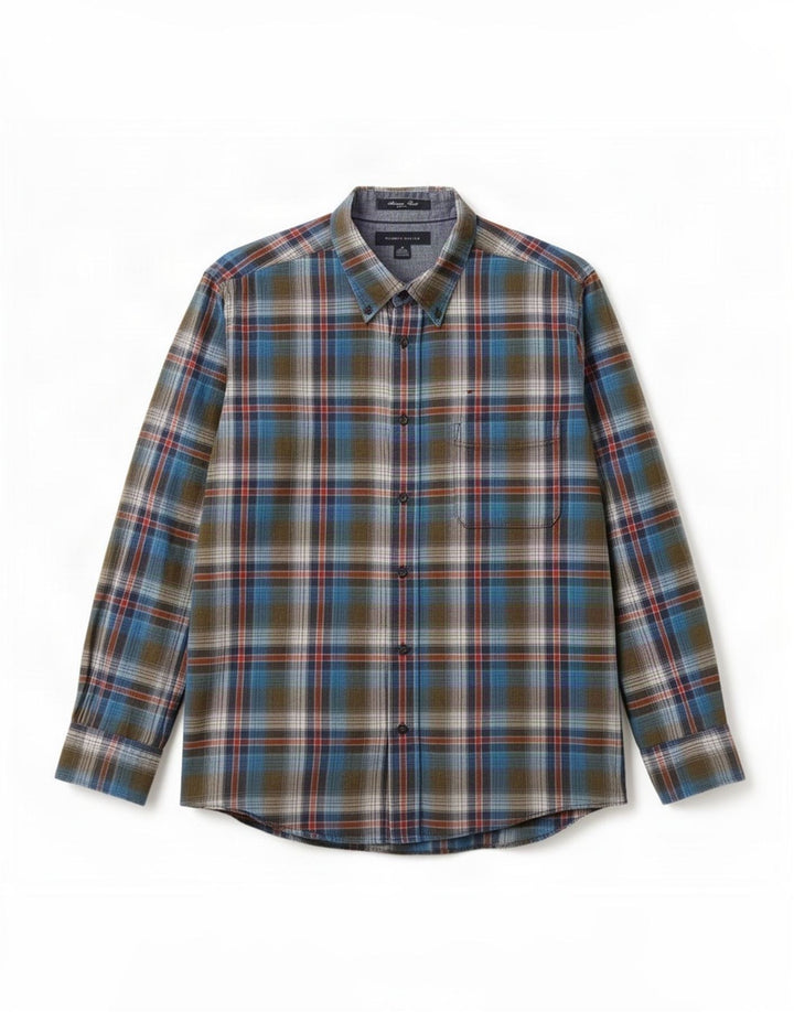 Tommy Hilfiger Herreskjorte Medium Flerfarvet Plaid