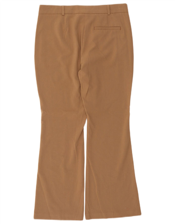 Marks & Spencer Dame Bootcut Chino Bukser UK 12 Medium W30 L28 Beige