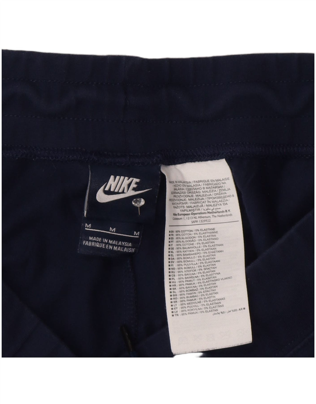 Nike træningsdragt til kvinder Joggers UK 14 Medium Navy Blue Colourblock