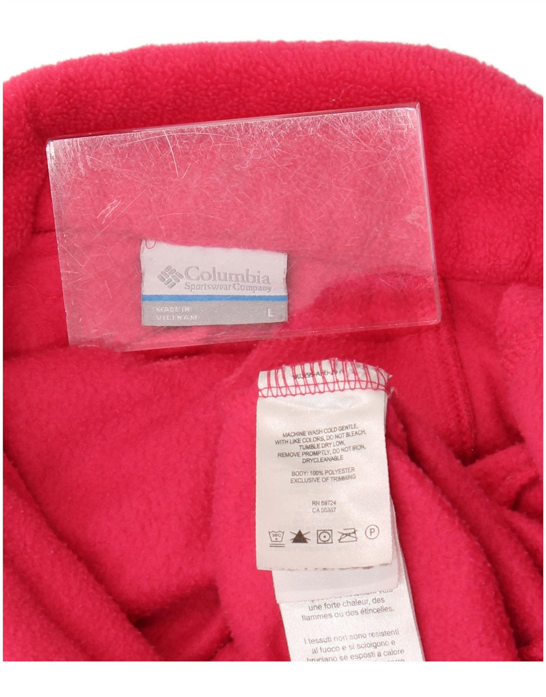 COLUMBIA Fleecejakke til kvinder UK 16 Large Pink Polyester