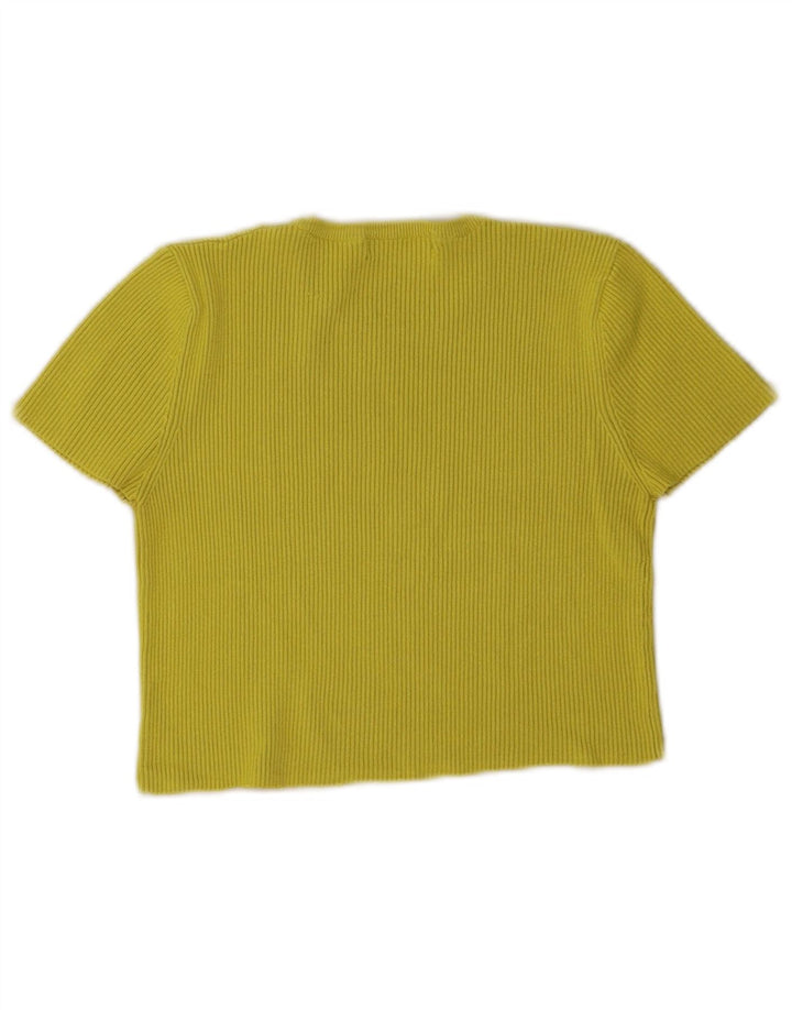 Zara Womens Crop Top UK 8 Small Green