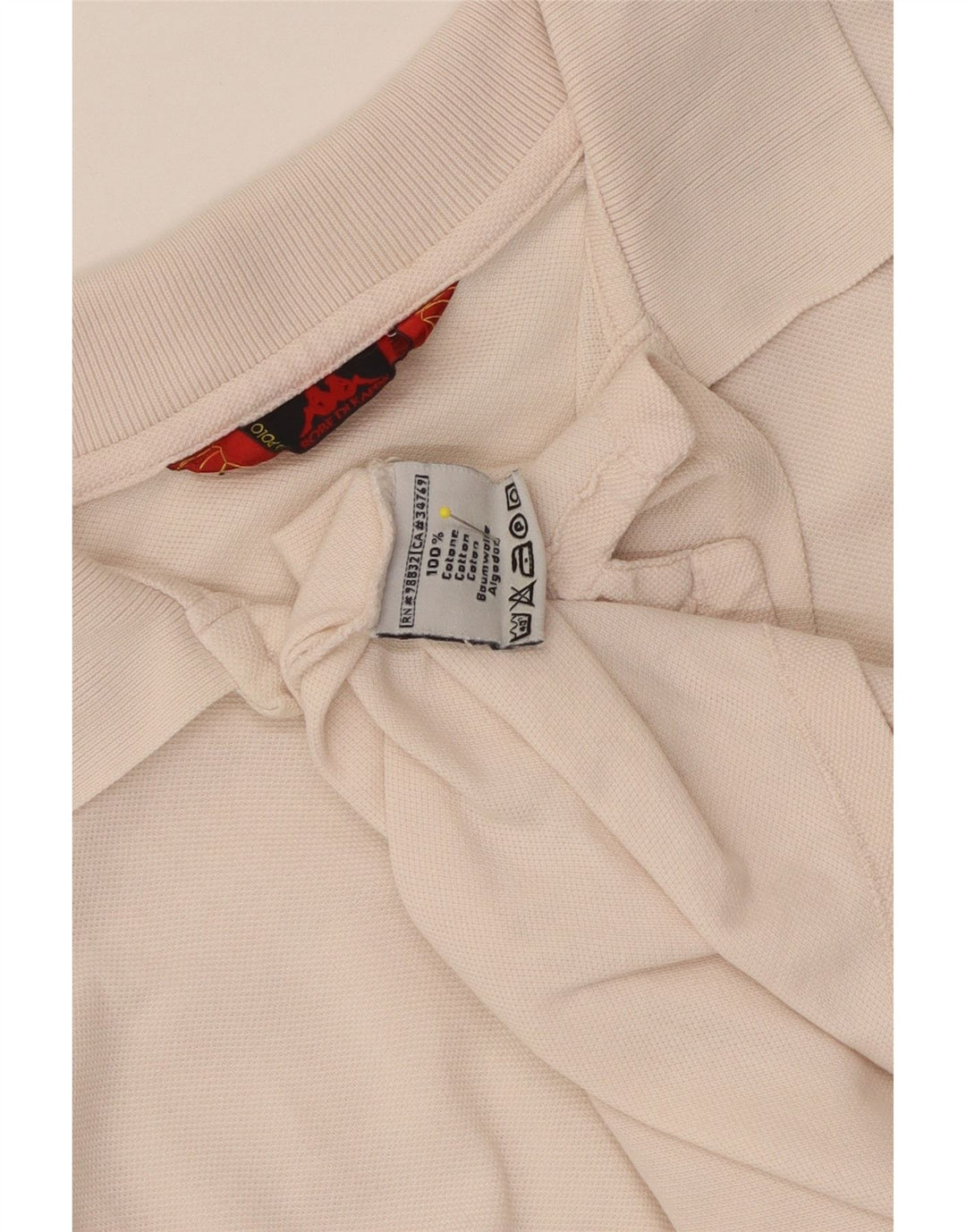 Kappa herre poloshirt Medium beige bomuld