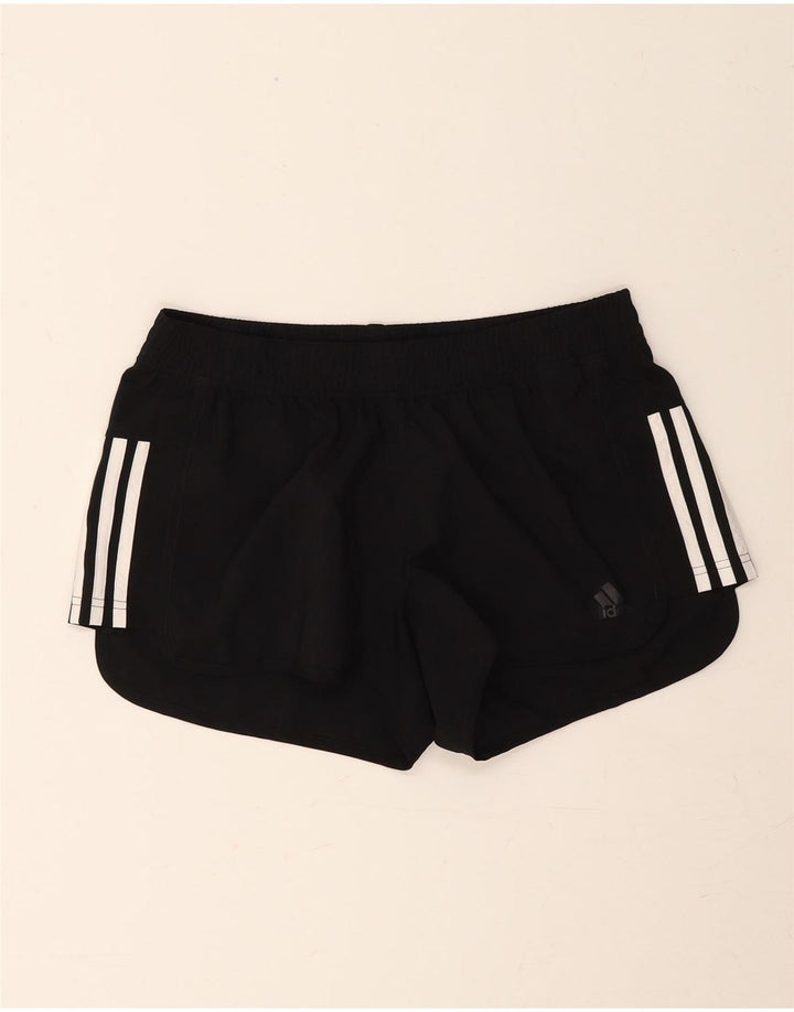 Adidas Womens Climalite Sportshorts UK 12/14 Medium Black Polyester
