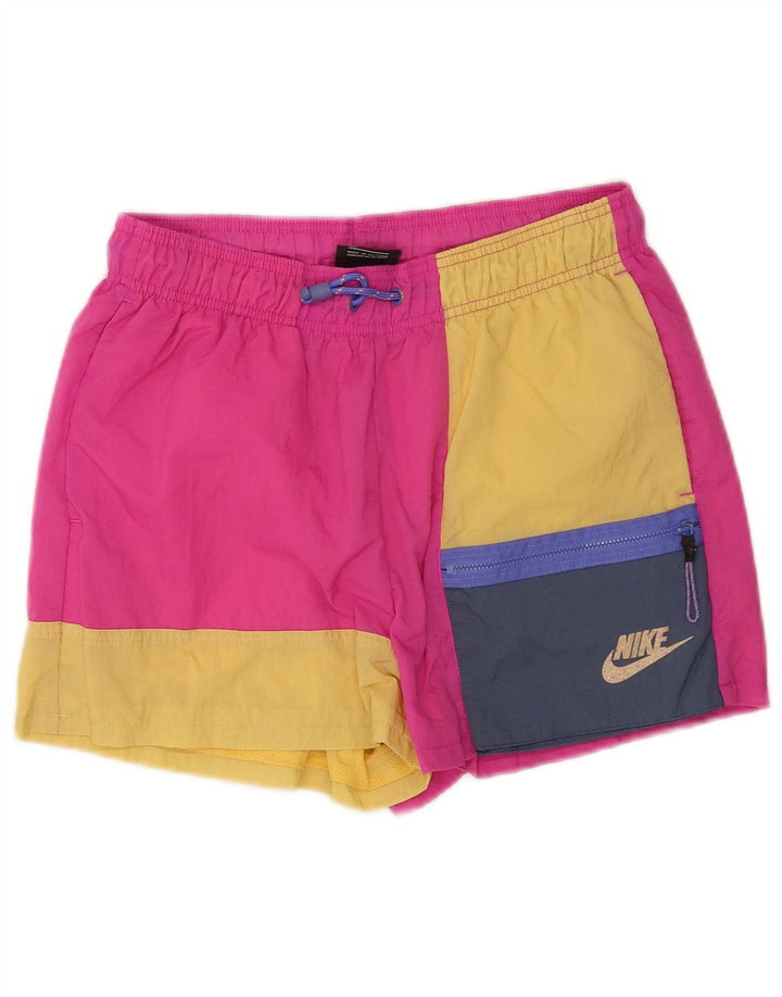 Nike Sportsshorts til mænd Medium Pink Colourblock Nylon