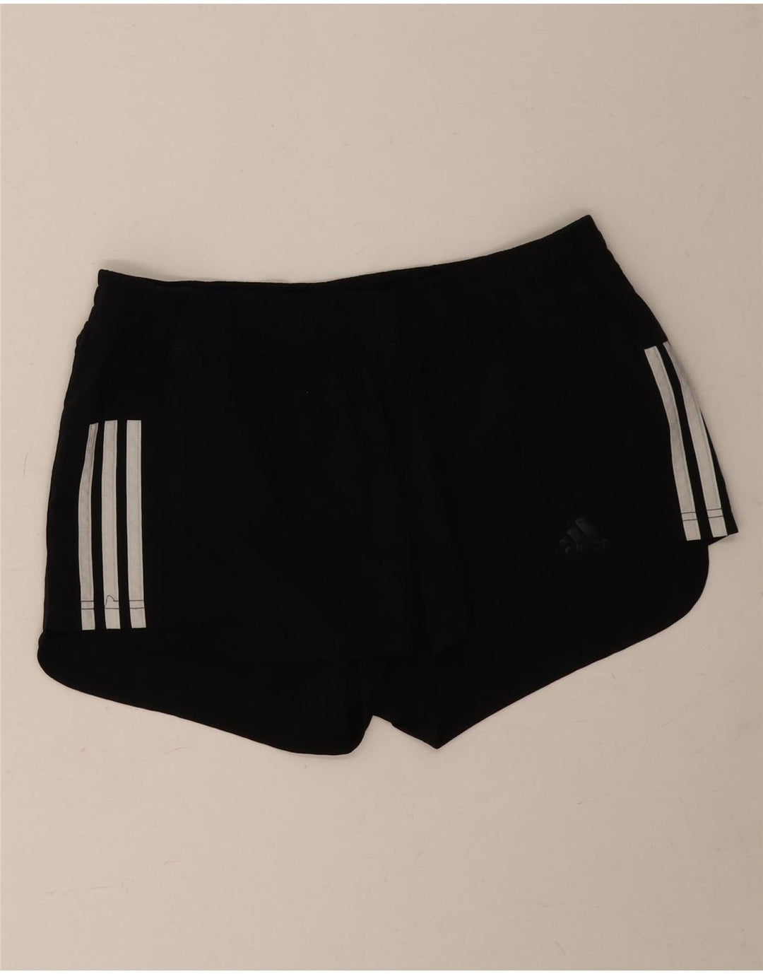 Adidas Womens Climalite Sportshorts UK 12/14 Medium Black Polyester