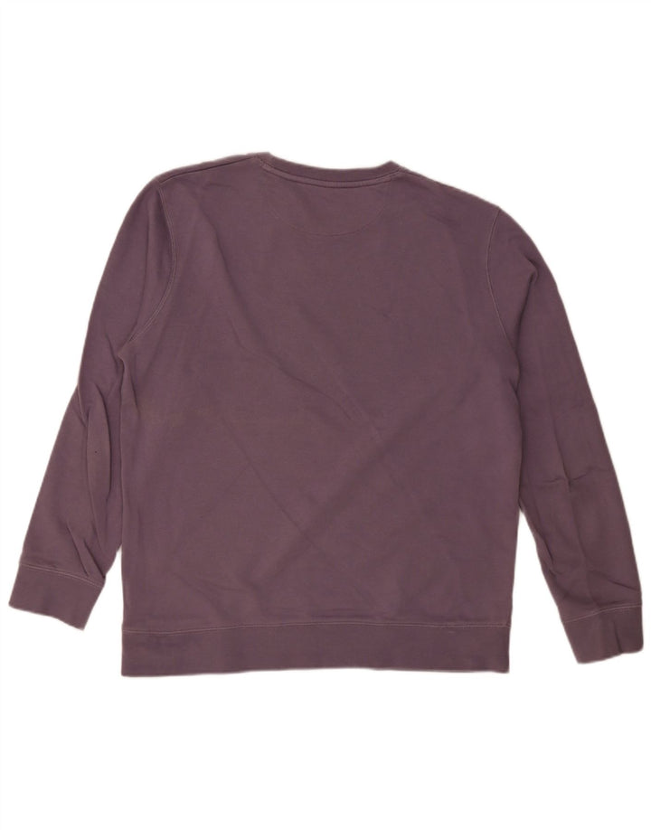 Wrangler Sweatshirt til mænd Medium Lilla Bomuld