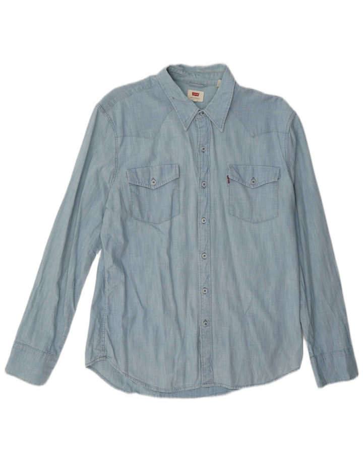 Levi's herreskjorte stor blå