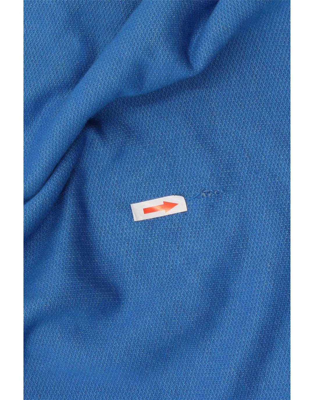 Vintage Dame Oversized Grafisk Sweatshirt Jumper UK 14 Medium Blue