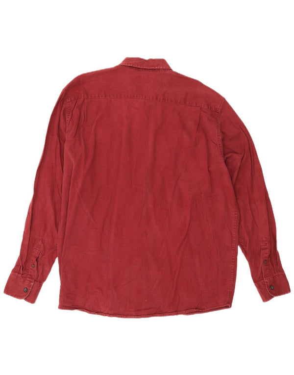 Wrangler herreskjorte XL rød bomuld